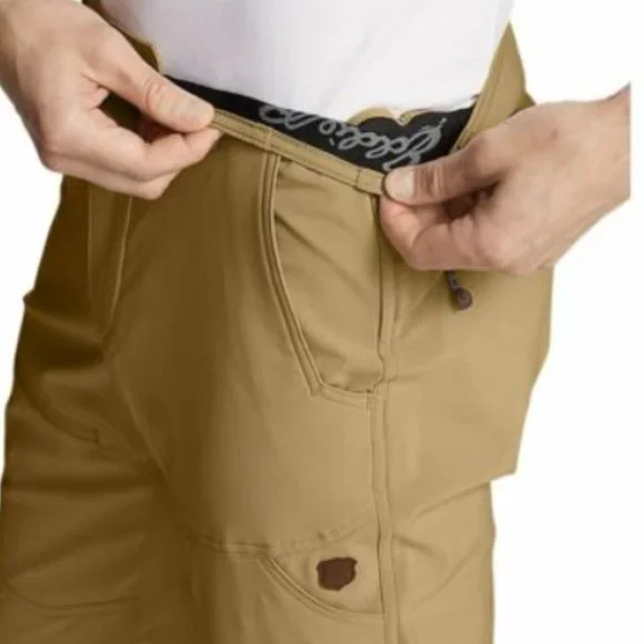 NWT Eddie Bauer Men's Field Guide Saddle Tan Pant Size 38 x 32